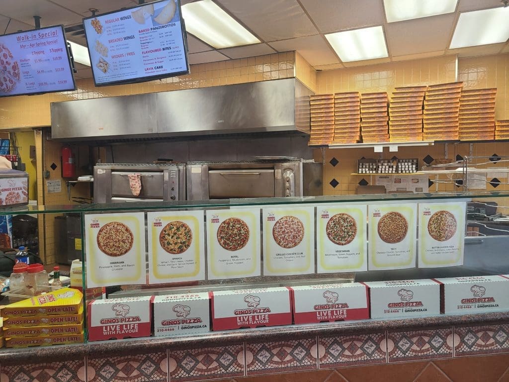 7205 Goreway Drive | Gino's Pizza | Interior